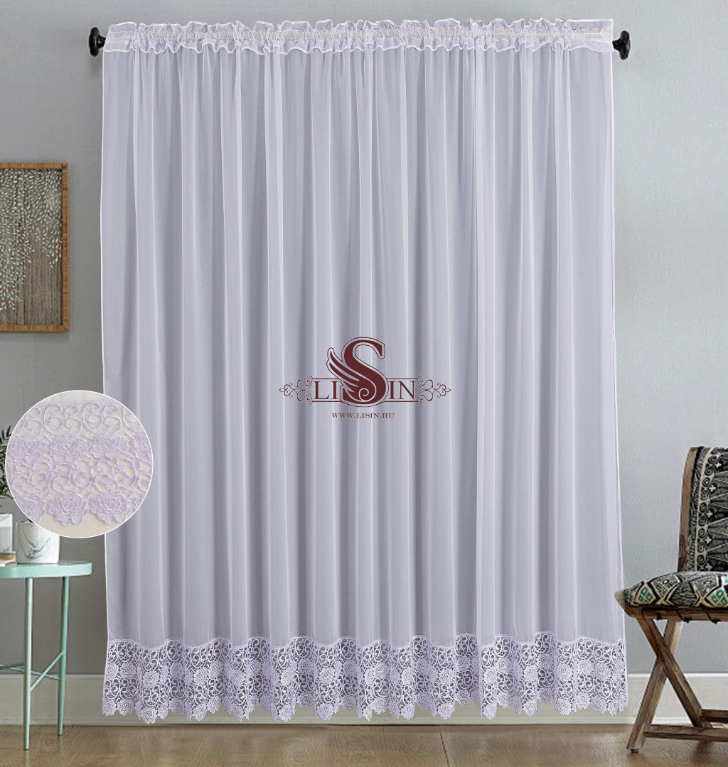 Fehér függöny ds111-250 - 400x250 cm