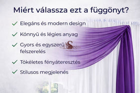 Akciós készfüggöny - 400x150 cm