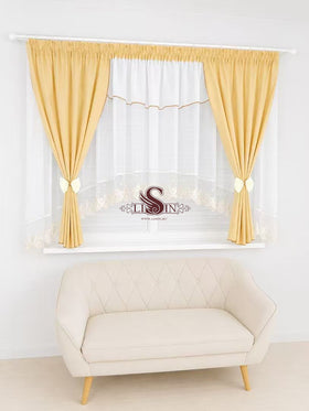 Meleg és elegáns függönyszett - 400x160 cm