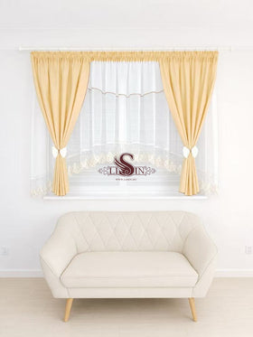 Meleg és elegáns függönyszett - 400x160 cm