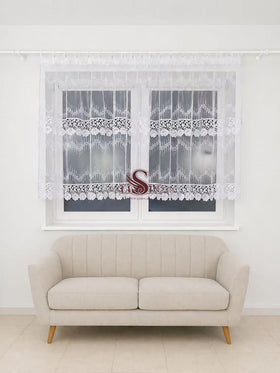 TB003-3 prémium csipkefüggöny - 300x130 cm