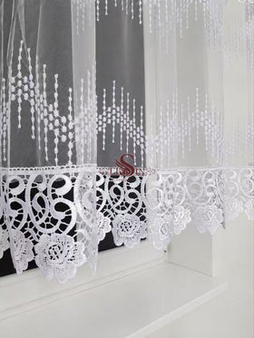 TB003-3 prémium csipkefüggöny - 300x130 cm