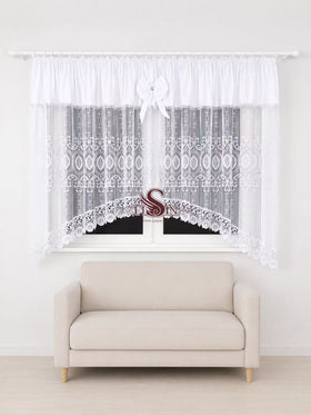 Elegáns hímzett függöny - 400x160 cm