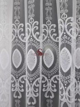 Elegáns hímzett függöny - 400x160 cm