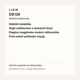 DS120 sötétítő függöny - 150x250 cm