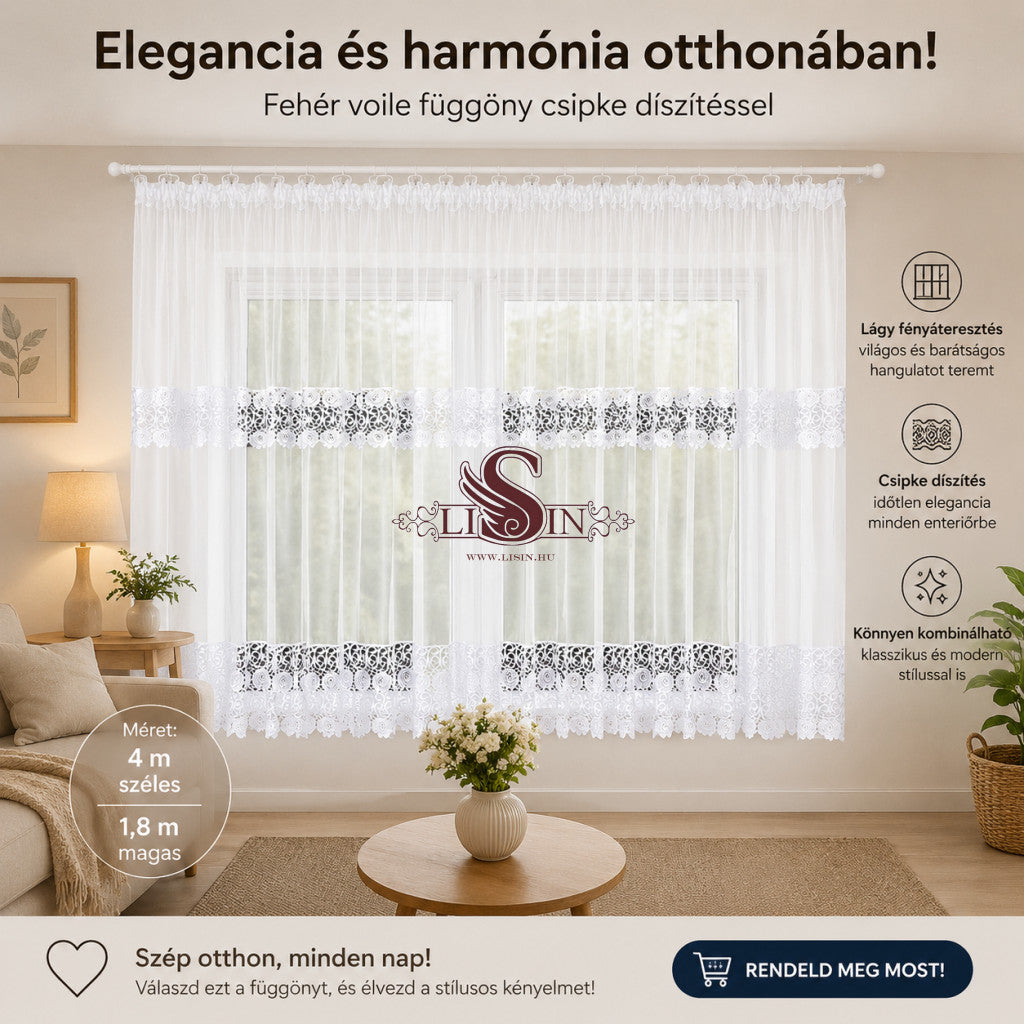 Elegáns voile stílus